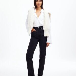 NWT Madewell 90s Straight Black Belmere Wash